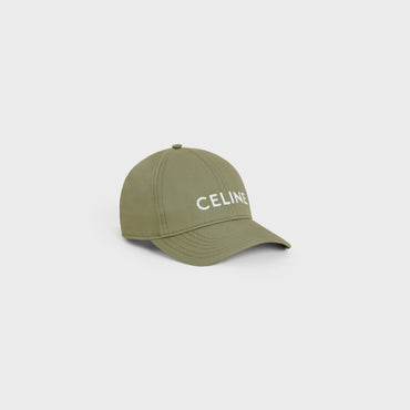 Celine Baseball Cap - Green Gray