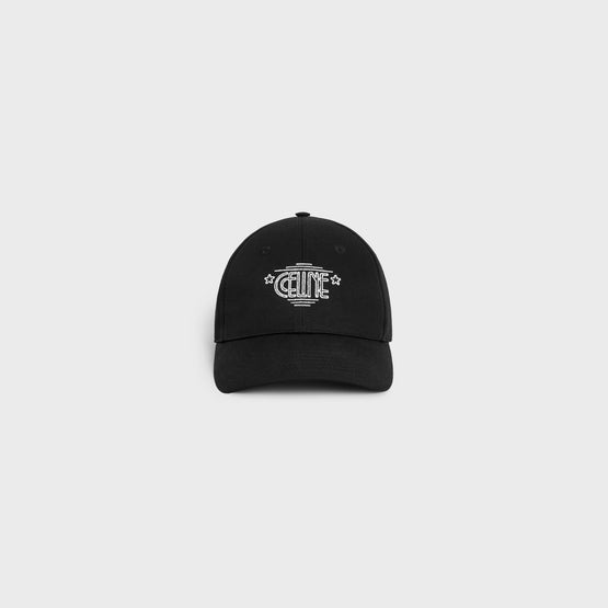 Women Celine Star Baseball Cap - Black