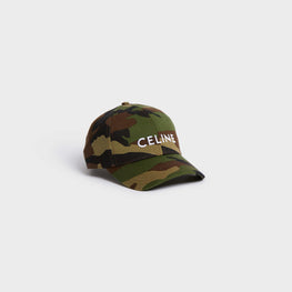 Men Celine Baseball Cap - Military Khaki