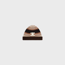 Beanie Triomphe Rayures 90'S Bonnet - Light Brown