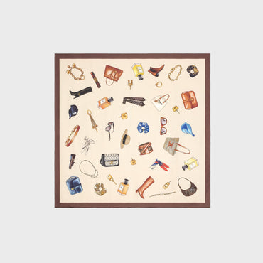 Square - Vanilla/Brown