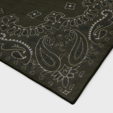 Stole Etamine Cashmere Etole Cachemire - Dark Kaki