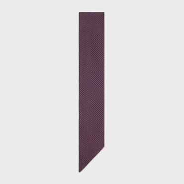 Scarf Twill Soie Losanges Écharpe - Bordeaux