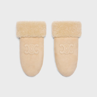 Mitaines Triomphe Shearling Merinos - Vanilla