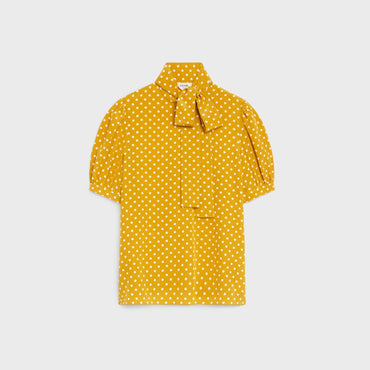 Blouse Lavallière Côté - Tournesol/Craie