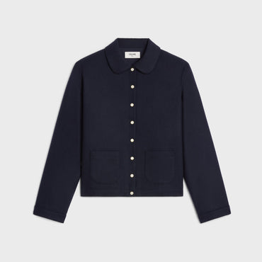 Chemise Col Claudine - Navy