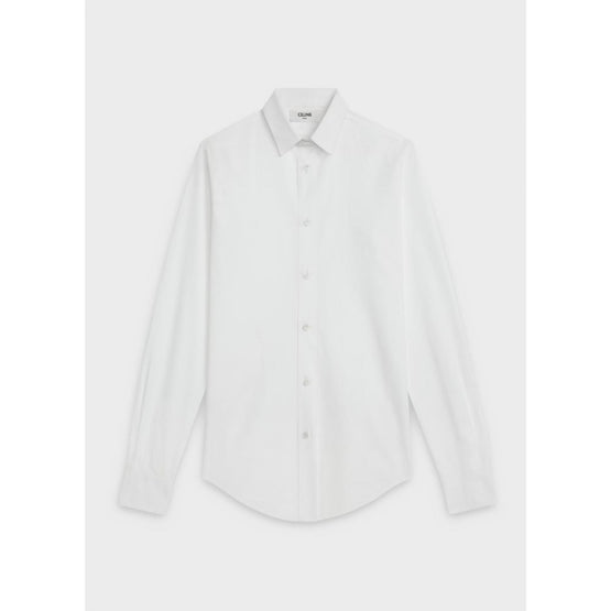 Men Modern Sk Collar Shirt - White