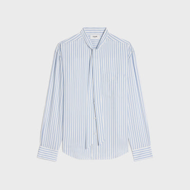 Chemise Cambridge Lavalliere - Craie/Bleu