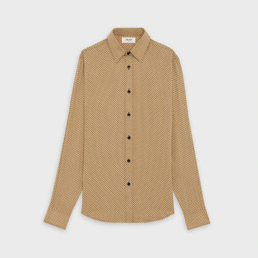Drugstore Cl Collar Shirt - Beige/Black
