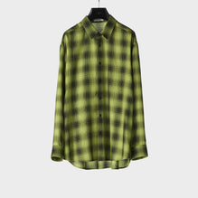 Men Oversized Trapper Shirt - Yellow