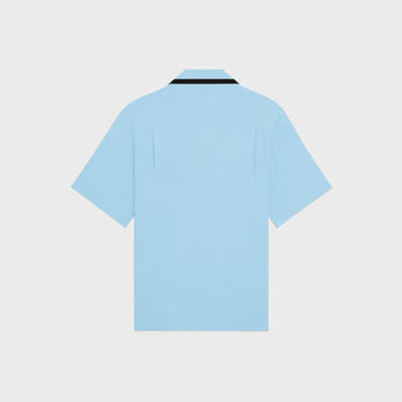 Loose Bowling Shirt - Light Blue