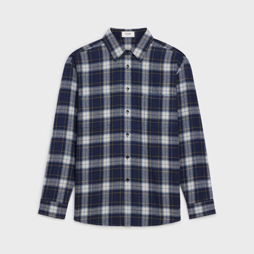 Loose Shirt 2 Pockets - Navy Blue/Chalk/Yellow