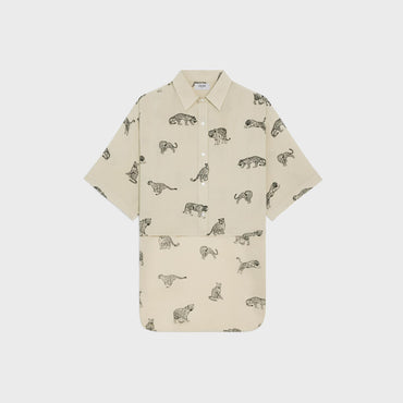 Tailcoat Shirt - Light Beige/Black