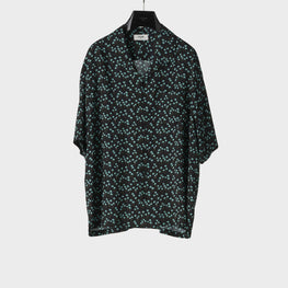 Men Bowling Shirt - Black/Desert/Green