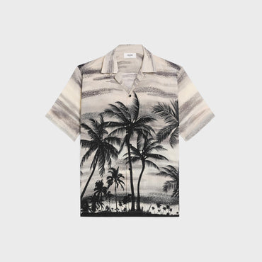 Bowling Shirt - Craie/Noir