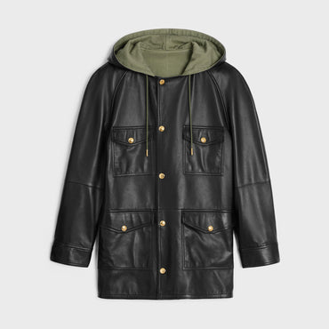 Parka Oversize - Black/Khaki