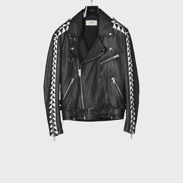 Oversize Biker Triangle Band - Black & White