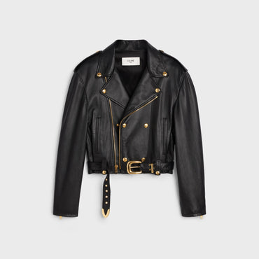 Double Breasted Biker - Black