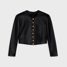 Cropped Hunter Jacket - Black