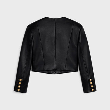 Cropped Hunter Jacket - Black