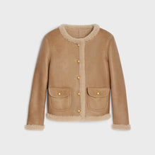 Veste Chasseur Shearling - Cognac/Cream