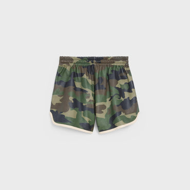 Short Athletic Shorts - Khaki