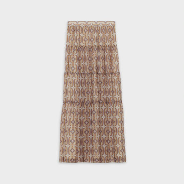 Long Skirt With Ruffles - Multicolor