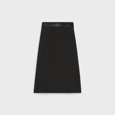 Belt Wrap Skirt - Black