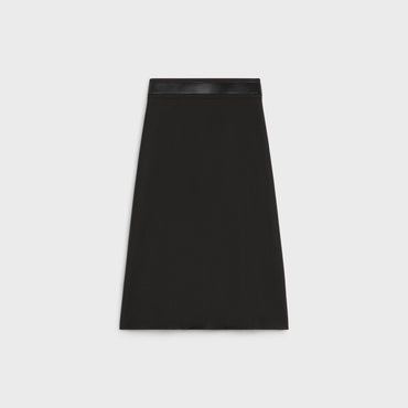 Belt Wrap Skirt - Black