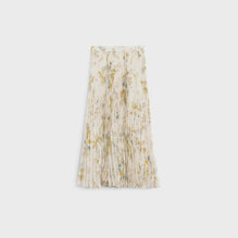 Sun Pleated Skirt - Plaster/Yellow/Blue