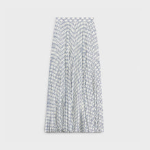 Sun Pleated Skirt - Chalk/Navy
