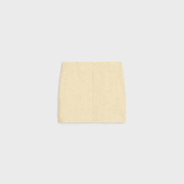 Short Skirt - Straw Yellow