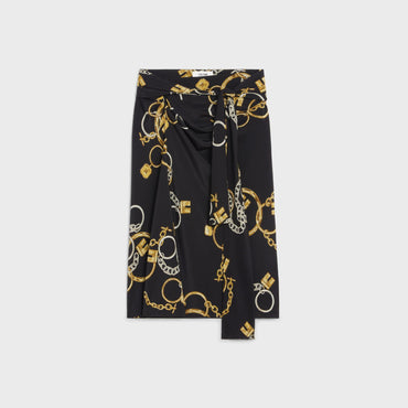 Scarf Skirt - Black/Anthracite