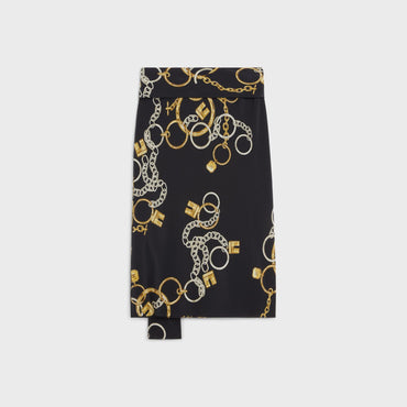 Scarf Skirt - Black/Anthracite