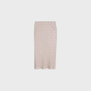 Draped Skirt - Pebble