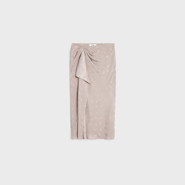 Draped Skirt - Pebble