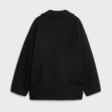 Eggshape Peacock Coat - Black