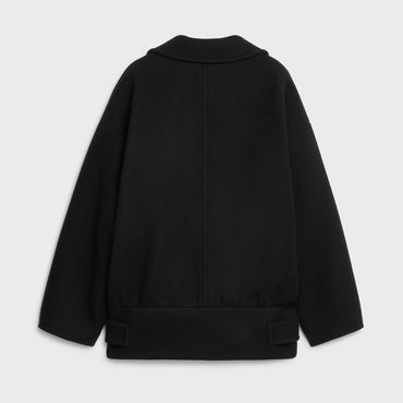 Eggshape Peacock Coat - Black