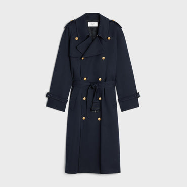 Dorian Trench Coat - Navy