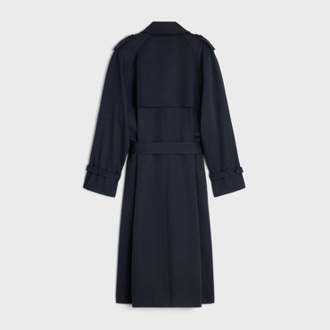 Dorian Trench Coat - Navy