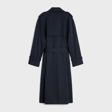 Dorian Trench Coat - Navy