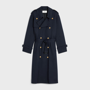 Dorian Trench Coat - Navy