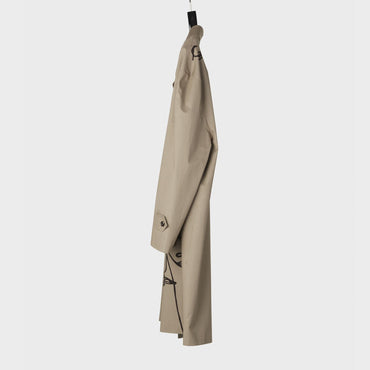 Mac Oversize Coat - Clay/Black