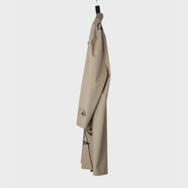 Mac Oversize Coat - Clay/Black