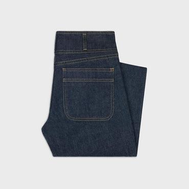 Jeans Flare Jane Low Rise Rigid Indigo Denim - Rinsed