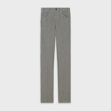 Serge Flare Jeans - Indigo/White