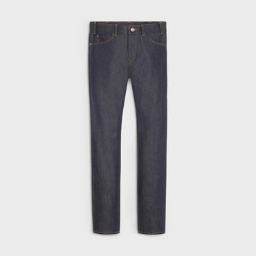 Low Rise Skinny Jeans - Raw Wash