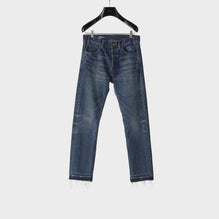 Men Lou Released Hem Jeans - Vintage Dark Union Wash