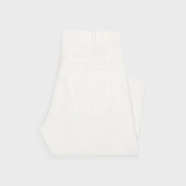 Polly Courmette Jeans - Optic White Wash
