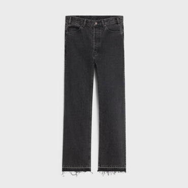 Jeans Wesley Released Hem Pf - Charcoal Wash